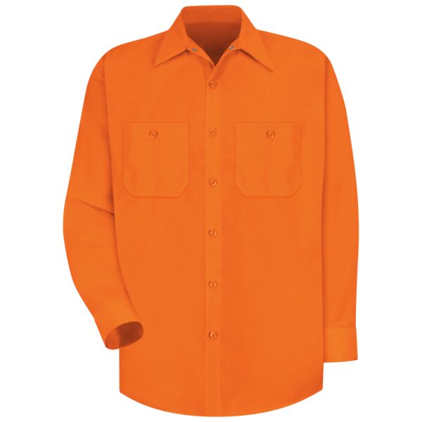 Enhanced Visibility Long Sleeve Work Shirt Long Sizes Thumbnail
