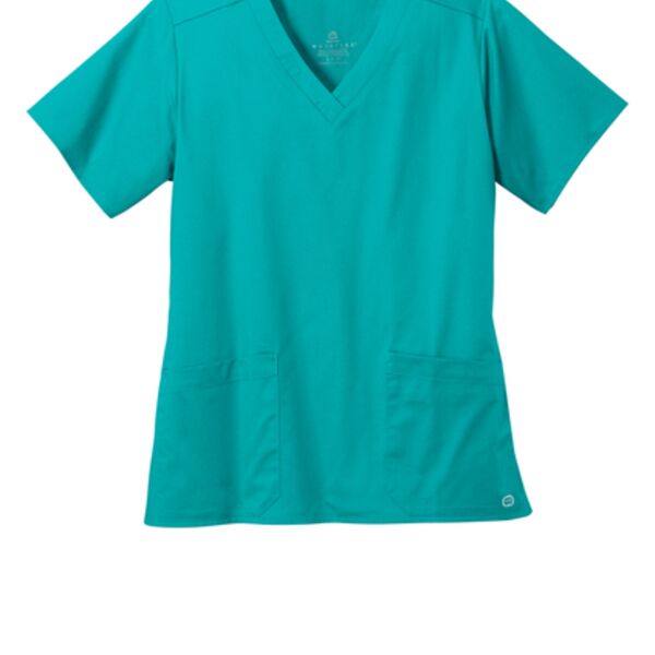 Women's Scrub Top Grn Thumbnail