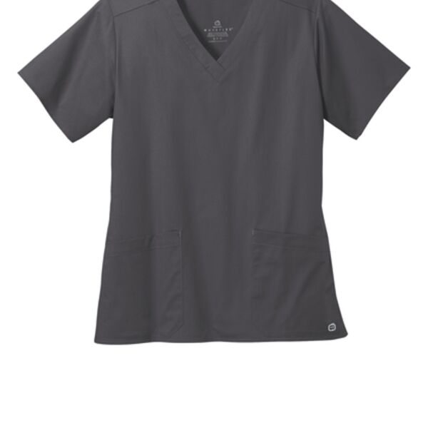 Scrub Top Women's Grey Thumbnail
