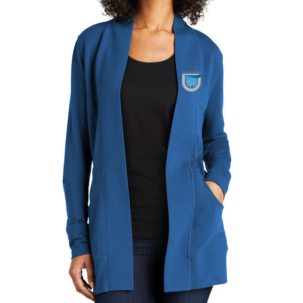 Cardigan - Women's Microterry Cardigan Thumbnail