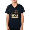 2156 Toddler Fine Jersey V-Neck T-Shirt Thumbnail