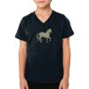 2156 Toddler Fine Jersey V-Neck T-Shirt Thumbnail