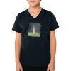 2156 Toddler Fine Jersey V-Neck T-Shirt Thumbnail