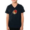 2156 Toddler Fine Jersey V-Neck T-Shirt Thumbnail