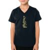 2156 Toddler Fine Jersey V-Neck T-Shirt Thumbnail