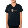 2156 Toddler Fine Jersey V-Neck T-Shirt Thumbnail