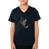 2156 Toddler Fine Jersey V-Neck T-Shirt Thumbnail