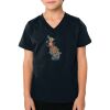 2156 Toddler Fine Jersey V-Neck T-Shirt Thumbnail