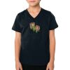 2156 Toddler Fine Jersey V-Neck T-Shirt Thumbnail
