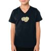 2156 Toddler Fine Jersey V-Neck T-Shirt Thumbnail