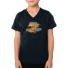 2156 Toddler Fine Jersey V-Neck T-Shirt Thumbnail