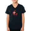 2156 Toddler Fine Jersey V-Neck T-Shirt Thumbnail