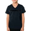 2156 Toddler Fine Jersey V-Neck T-Shirt Thumbnail