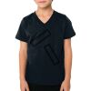 2156 Toddler Fine Jersey V-Neck T-Shirt Thumbnail