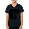 2156 Toddler Fine Jersey V-Neck T-Shirt Thumbnail