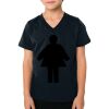 2156 Toddler Fine Jersey V-Neck T-Shirt Thumbnail
