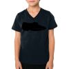 2156 Toddler Fine Jersey V-Neck T-Shirt Thumbnail