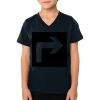 2156 Toddler Fine Jersey V-Neck T-Shirt Thumbnail