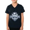 2156 Toddler Fine Jersey V-Neck T-Shirt Thumbnail