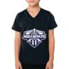 2156 Toddler Fine Jersey V-Neck T-Shirt Thumbnail