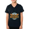 2156 Toddler Fine Jersey V-Neck T-Shirt Thumbnail