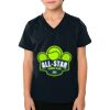 2156 Toddler Fine Jersey V-Neck T-Shirt Thumbnail