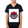 2156 Toddler Fine Jersey V-Neck T-Shirt Thumbnail