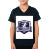 2156 Toddler Fine Jersey V-Neck T-Shirt Thumbnail