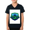 2156 Toddler Fine Jersey V-Neck T-Shirt Thumbnail