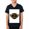 2156 Toddler Fine Jersey V-Neck T-Shirt Thumbnail