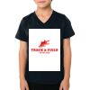 2156 Toddler Fine Jersey V-Neck T-Shirt Thumbnail
