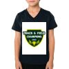 2156 Toddler Fine Jersey V-Neck T-Shirt Thumbnail