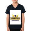2156 Toddler Fine Jersey V-Neck T-Shirt Thumbnail