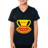 2156 Toddler Fine Jersey V-Neck T-Shirt Thumbnail