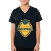2156 Toddler Fine Jersey V-Neck T-Shirt Thumbnail