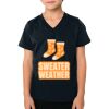 2156 Toddler Fine Jersey V-Neck T-Shirt Thumbnail