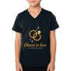 2156 Toddler Fine Jersey V-Neck T-Shirt Thumbnail