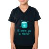 2156 Toddler Fine Jersey V-Neck T-Shirt Thumbnail