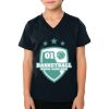 2156 Toddler Fine Jersey V-Neck T-Shirt Thumbnail