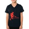 2156 Toddler Fine Jersey V-Neck T-Shirt Thumbnail