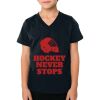 2156 Toddler Fine Jersey V-Neck T-Shirt Thumbnail